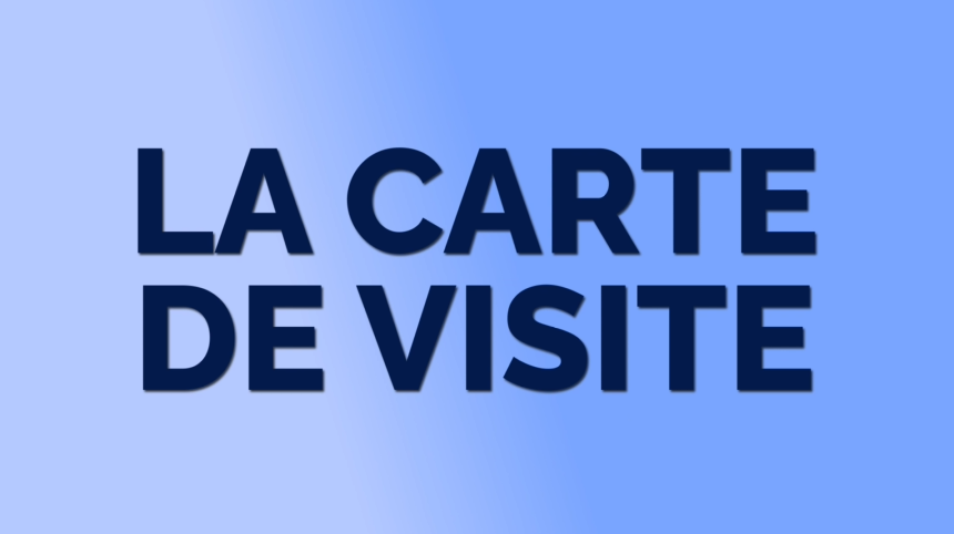 Miniature de vidéo : cartes de visite